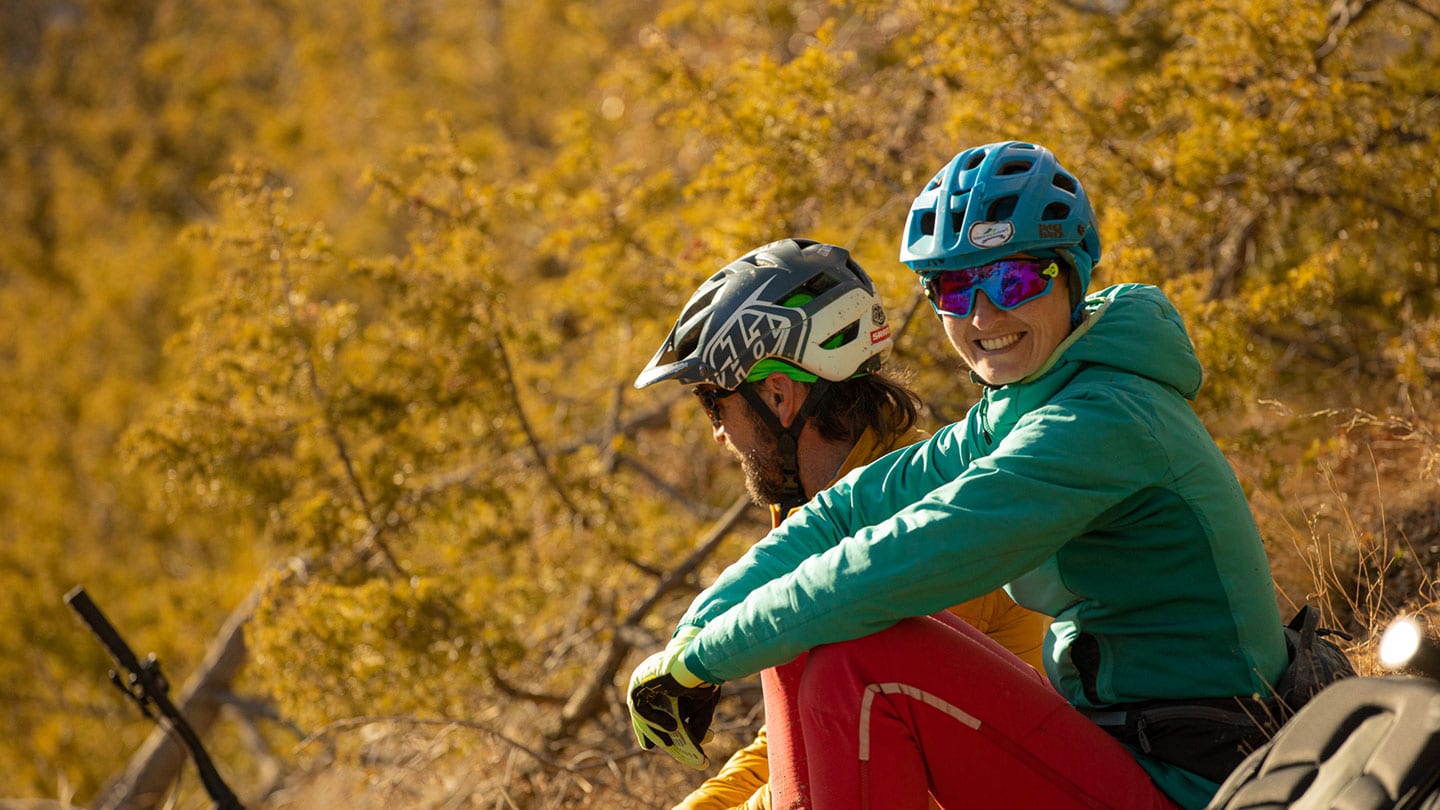 Winter auf dem Bike.
