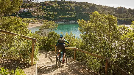 Schöne Trails mit Meer Blick